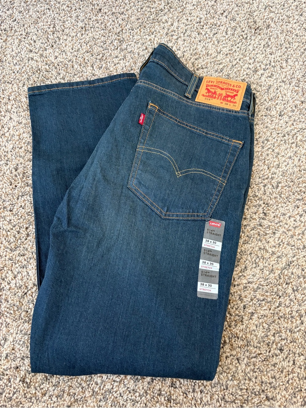 Levi's Men's Straight Jeans in Indigo Blue